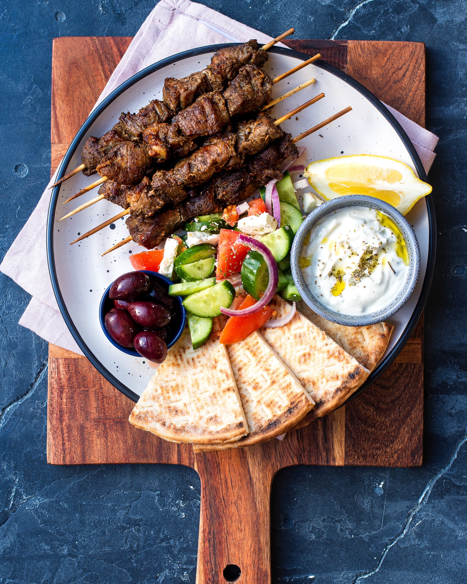 Lamb Souvlaki Recipe Greek Lamb Seasoning Romantic Night's Lamb