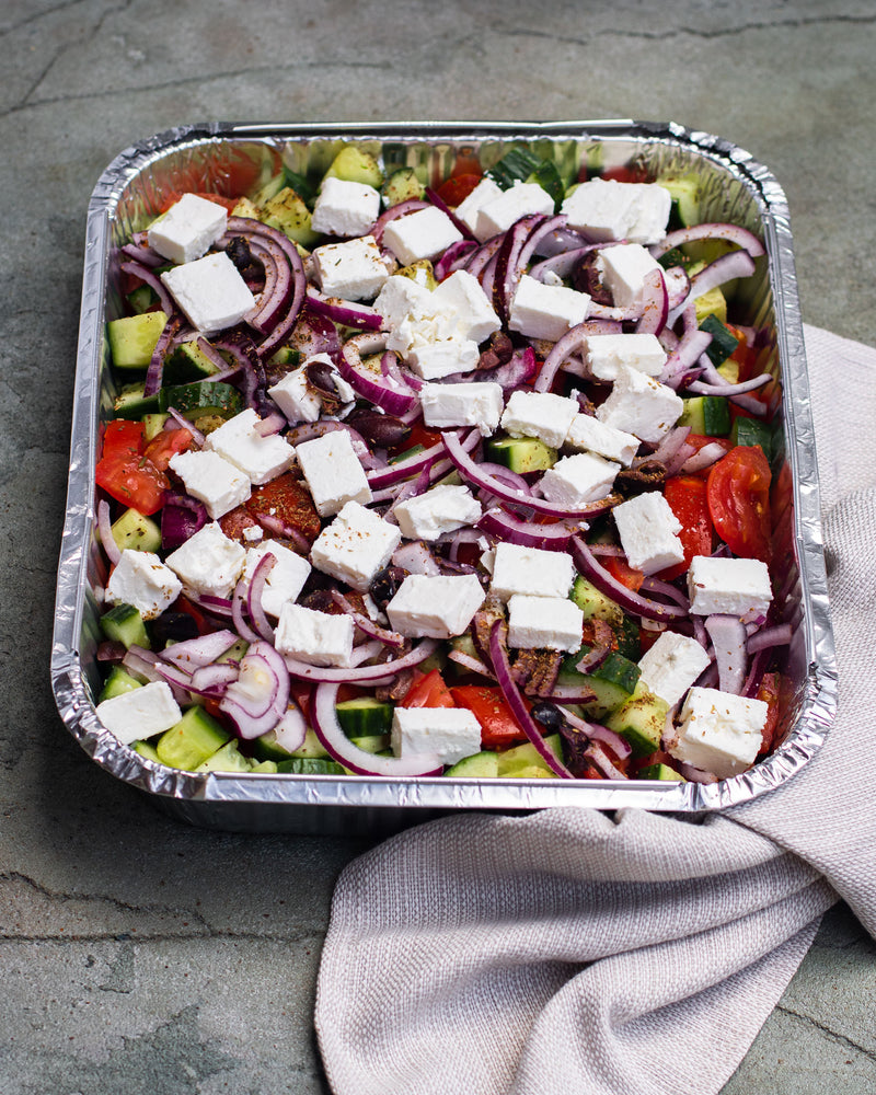 Greek Salad Tray (25 People Portion)