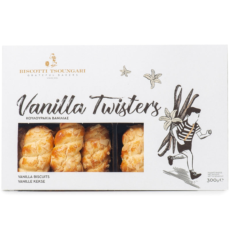 Biscotti Tsoungari Vanilla Twisters 300g