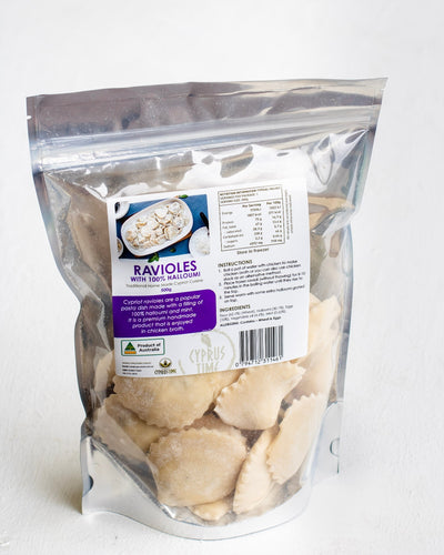 Cypriot ravioles with 100% halloumi – 500g